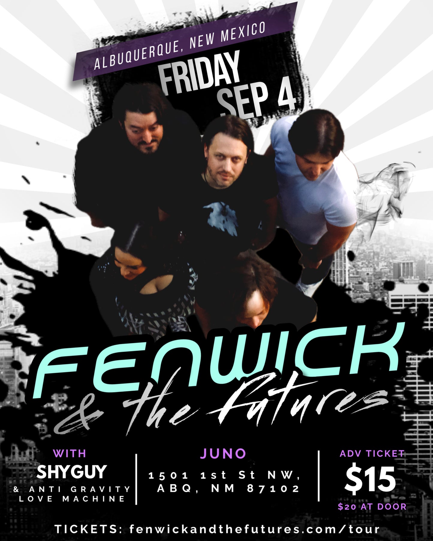 Fenwick & the Futures LIVE in Albuquerque, NM - Juno - 09/04/26 - Digital Ticket