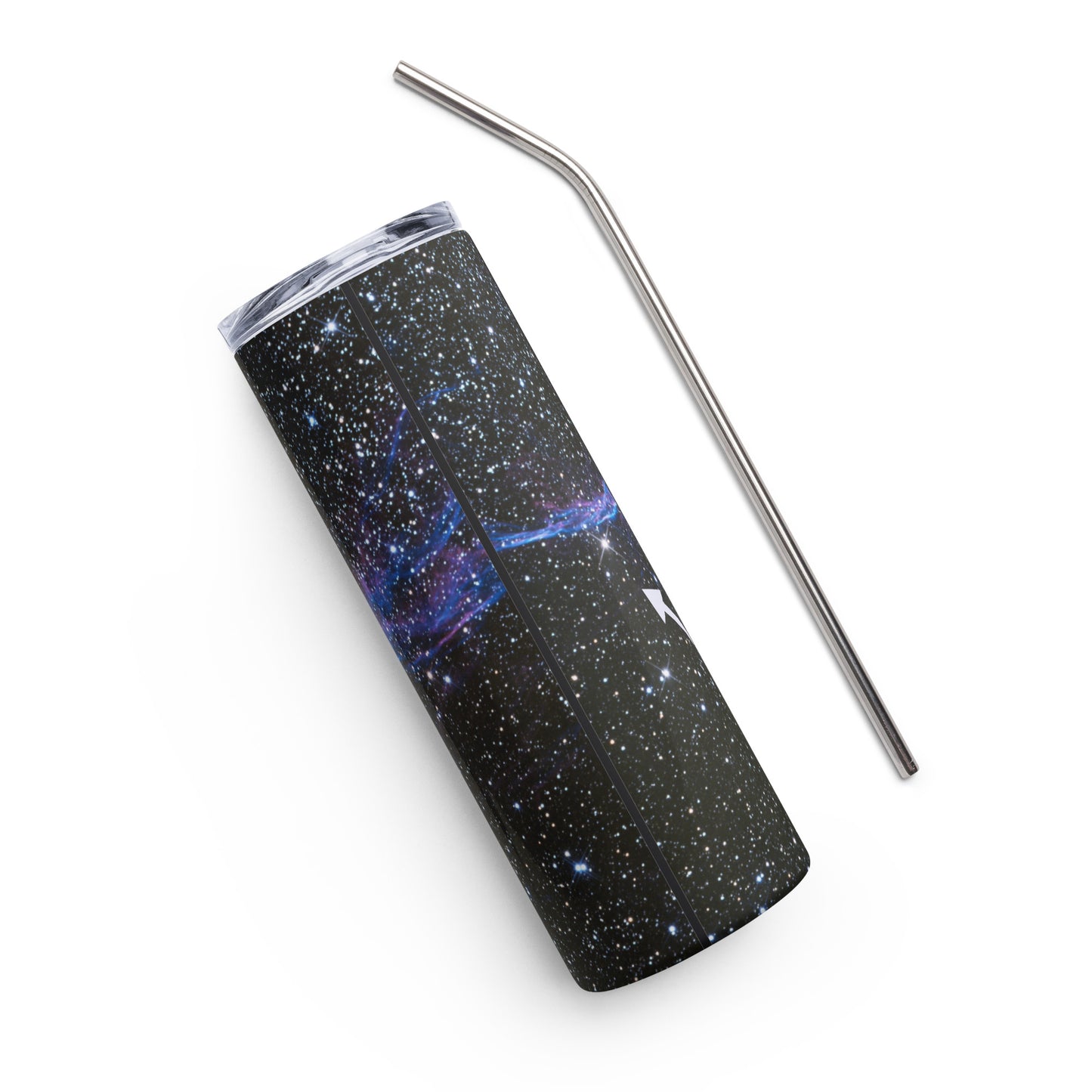 Stainless steel tumbler with F&TF You Are Here design